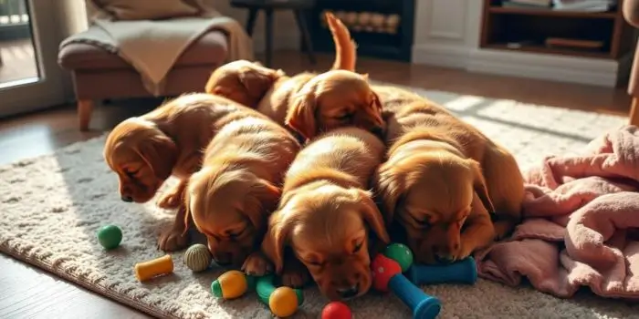 red golden retriever puppies Informational