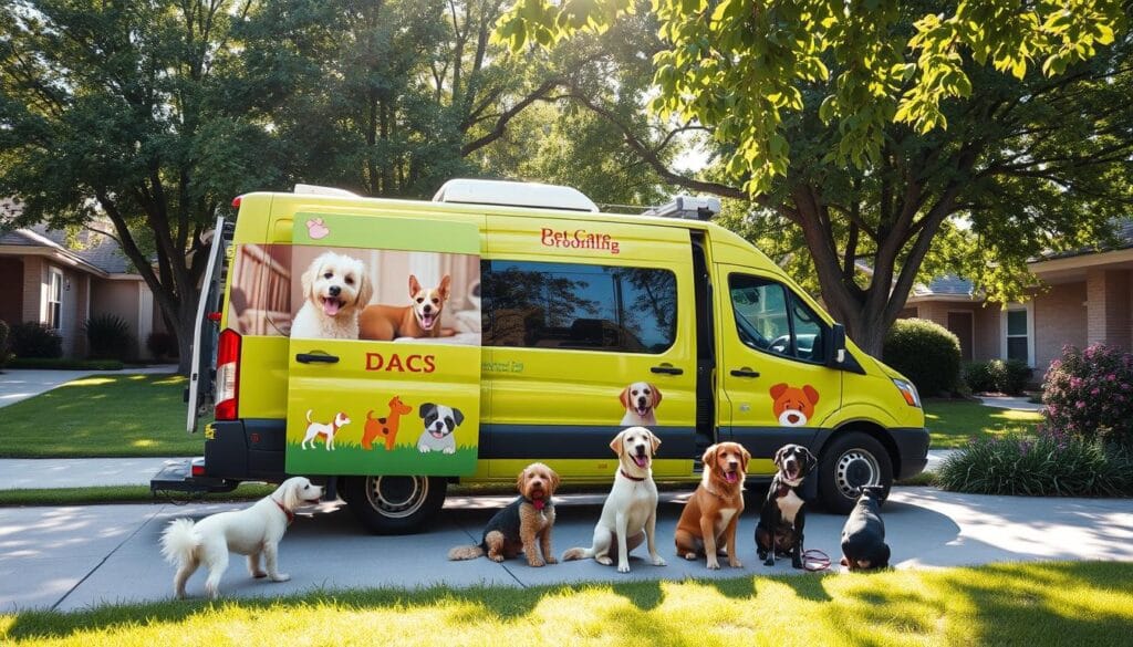 mobile dog grooming services coverage