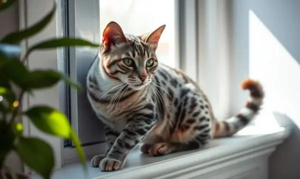 Silver Bengal Cat